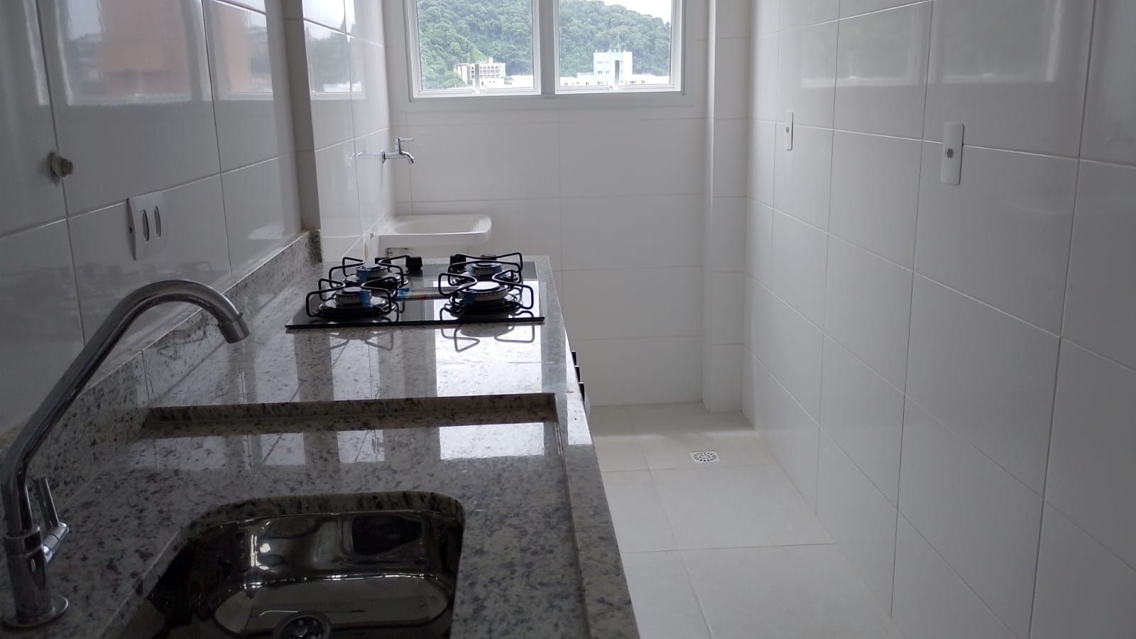 Apartamento novo 0K 1 dormitorio suite ,terraço com churrasqueira ,lazer completo – Campo Grande proximo canal 1 - foto 3