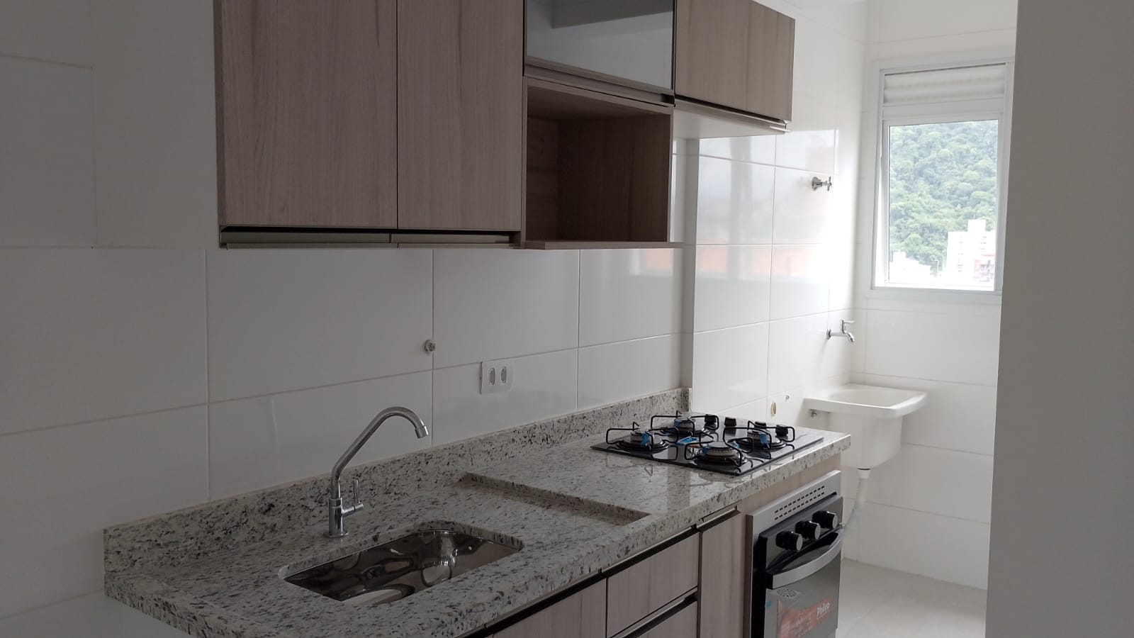 Apartamento novo 0K 1 dormitorio suite ,terraço com churrasqueira ,lazer completo – Campo Grande proximo canal 1 - foto 5